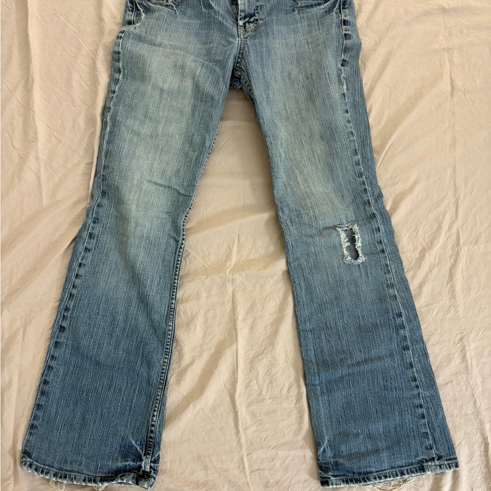 American Eagle Outfitters Light Blue Flare Jeans